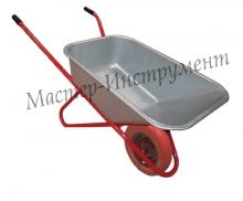 Тачка 110 л. строительная МИ (красная) с усиленным колесом 3,25 D16/12