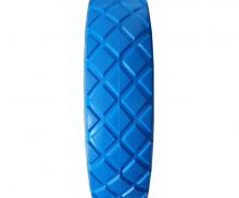 Колесо PU 4.80/4.00х80 D16/12 бескамерное Эконом синее