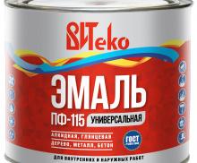 Эмаль белая ПФ 115 ВИТЕКО 2,6 кг.