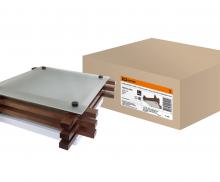 Светильник НПБ 01-3х60-121 УХЛ4 "Бонсай-2" венге 3х60Вт IP20 (490х490х85) TDM