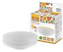 Лампа светодиодная GX53-9 Вт-230 В-4000 К-Э, h=26 мм, Народная (TDM)